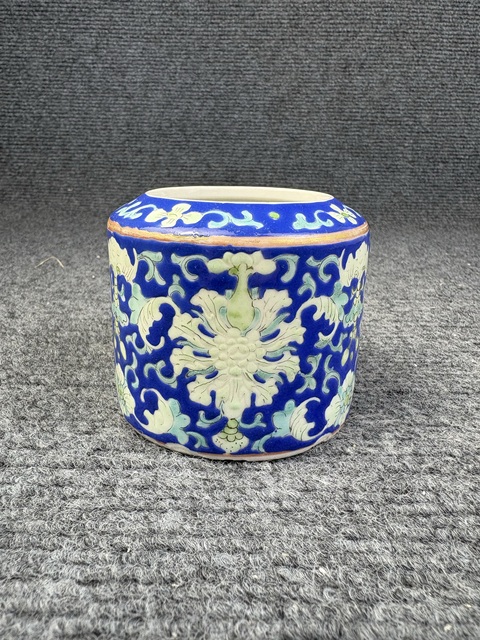 古玩陶瓷粉彩福壽紋水丞拍賣，當前價格1200元