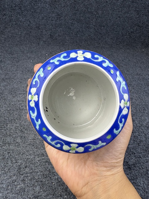古玩陶瓷粉彩福壽紋水丞拍賣，當前價格1200元