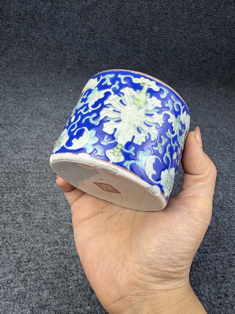古玩陶瓷粉彩福壽紋水丞拍賣，當前價格1200元