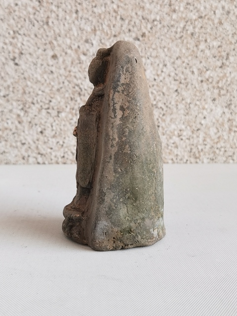 古玩陶瓷紅陶觀音菩薩造像拍賣，當(dāng)前價(jià)格450元