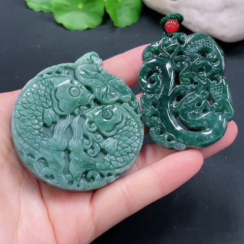 古玩玉器天然翡翠掛件拍賣,當前價格299元