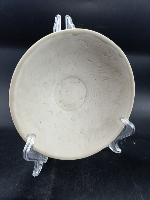 古玩陶瓷【宋代】青白釉蓖劃花斗笠碗【館藏級】拍賣,當前價格0元