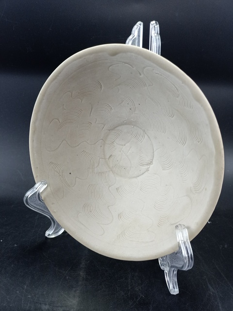 古玩陶瓷【宋代】青白釉蓖劃花斗笠碗【館藏級】拍賣,當前價格0元