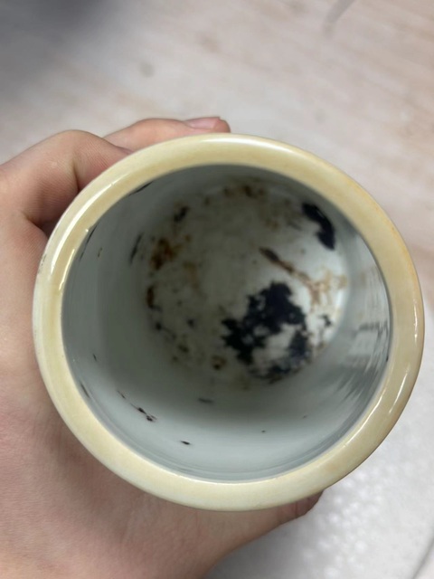 古玩陶瓷清同治.粉彩太白醉寫圖筆筒拍賣，當(dāng)前價格15888元