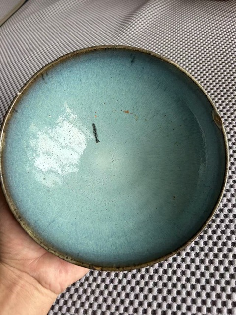 古玩陶瓷元代·鈞窯天藍釉碗拍賣，當前價格9888元