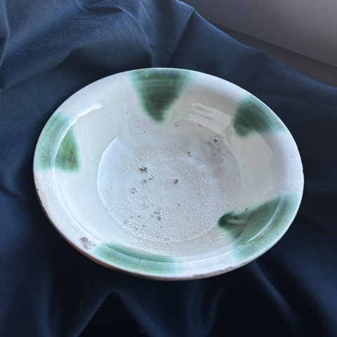 古玩陶瓷白釉點彩碗拍賣,當前價格2888元