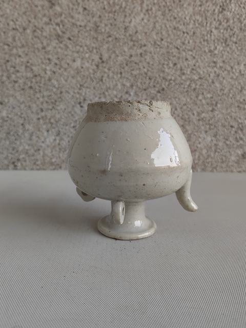 古玩陶瓷明晚期青白釉三系罐拍賣，當前價格550元