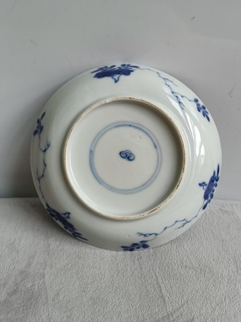 古玩陶瓷青花花鳥花卉紋盤拍賣，當前價格788元
