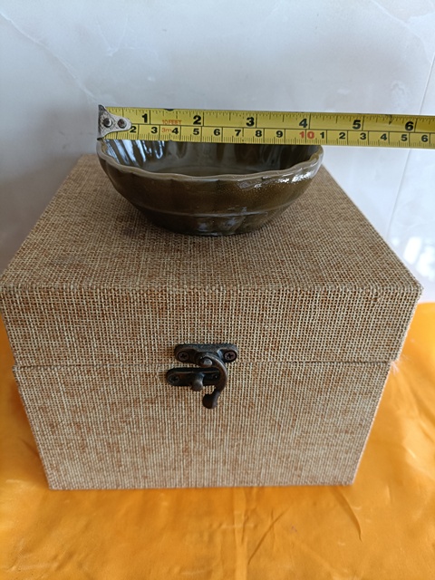 古玩陶瓷宋末元初龍泉青瓷鱔魚黃釉蔗椴洗拍賣,當前價格3980元