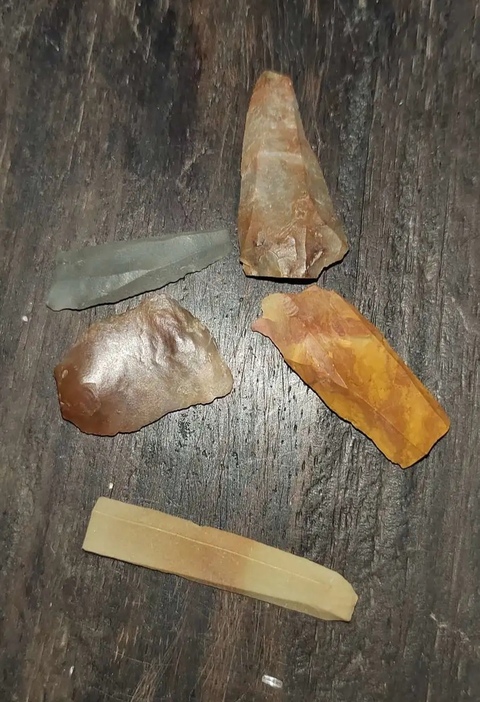 古玩玉器文化期.高古瑪瑙工具拍賣，當前價格700元