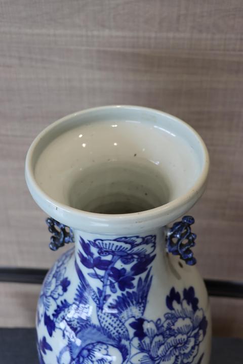 古玩陶瓷花鳥紋青花瓶拍賣，當前價格5200元