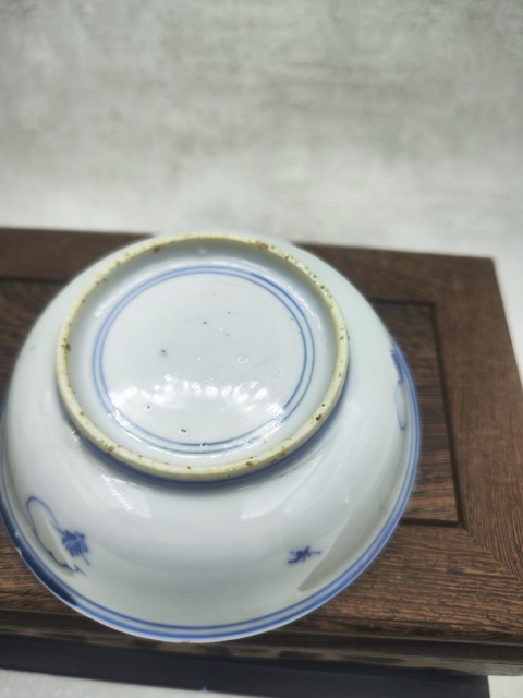 古玩陶瓷萬歷線描青花洗拍賣,當前價格4680元