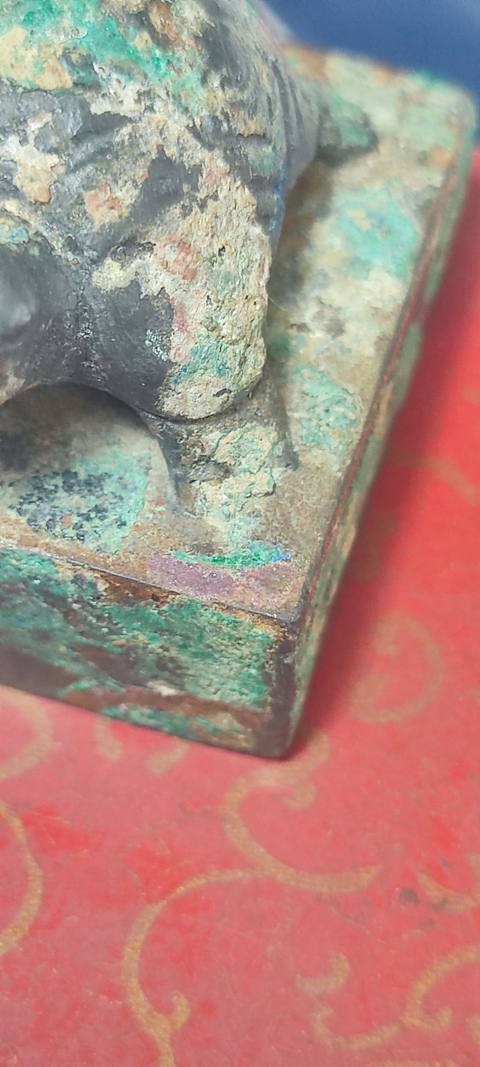 古玩銅器青銅龜型鈕真品鑒賞圖