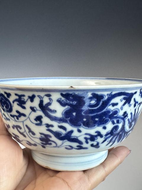 古玩陶瓷清雍正·香草龍紋碗拍賣,當(dāng)前價(jià)格16800元