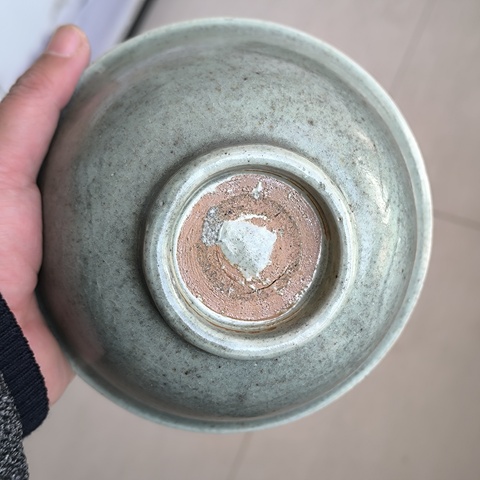 古玩陶瓷元代龍泉窯劃花碗拍賣，當前價格6800元