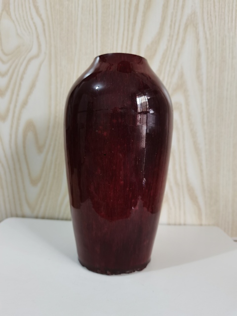 古玩陶瓷郎紅釉截口瓶拍賣，當前價格3200元