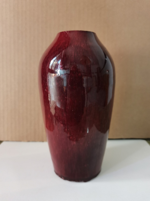 古玩陶瓷郎紅釉截口瓶拍賣，當前價格3200元
