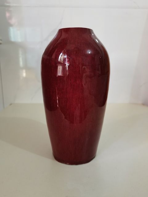 古玩陶瓷郎紅釉截口瓶拍賣，當前價格3200元