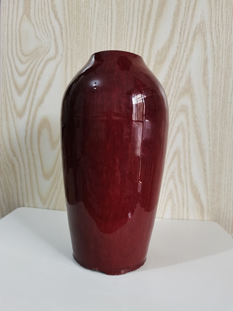 古玩陶瓷郎紅釉截口瓶拍賣，當前價格3200元