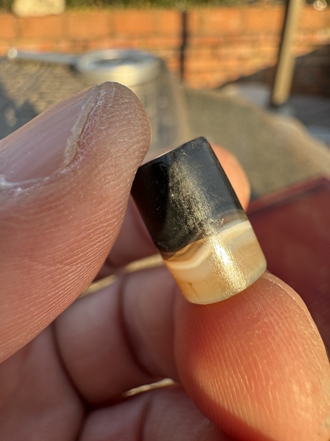 古玩玉器瑪瑙黑白珠拍賣，當前價格700元