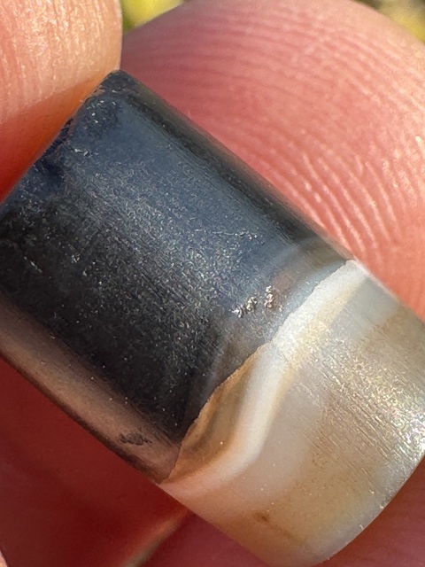 古玩玉器瑪瑙黑白珠拍賣，當前價格700元