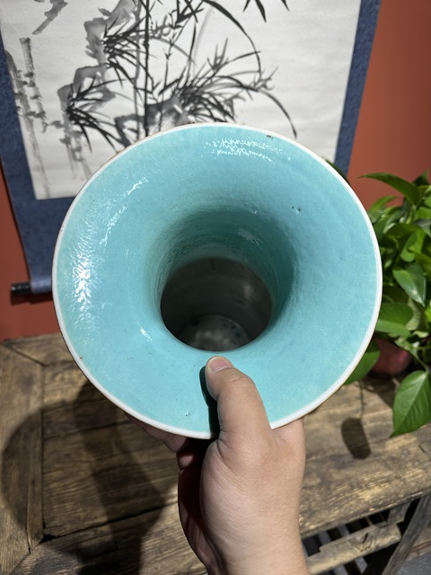 古玩陶瓷清代同治粉彩花鳥紋雙面彩300件瓶拍賣,當前價格48800元