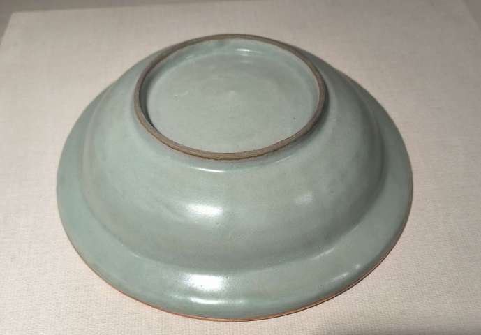 古玩陶瓷宋代 龍泉青釉折沿洗黑胎龍官拍賣，當前價格50000元