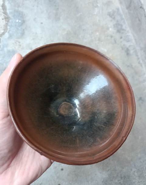 古玩陶瓷宋代建窯系兔毫束口盞拍賣,當前價格4500元