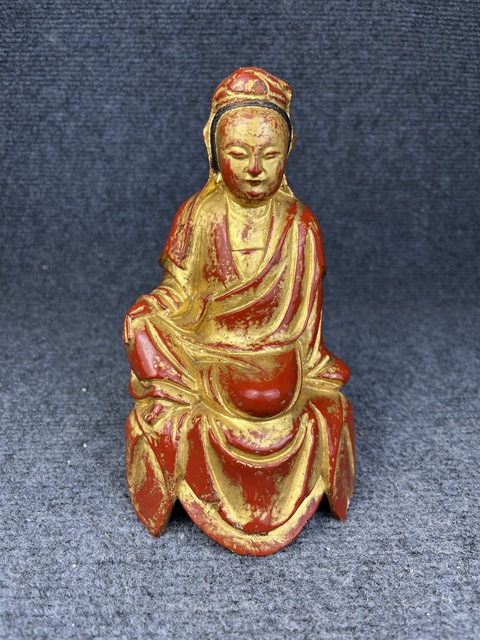 古玩雜項木雕菩薩拍賣，當(dāng)前價格6999元