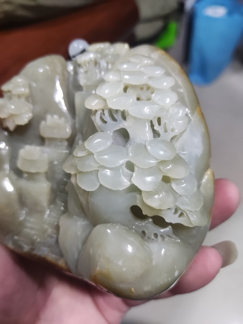 古玩玉器和田籽料玉山子拍賣，當(dāng)前價格6899元
