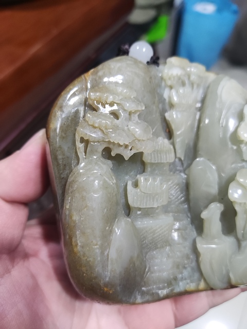 古玩玉器和田籽料玉山子拍賣，當(dāng)前價格6899元