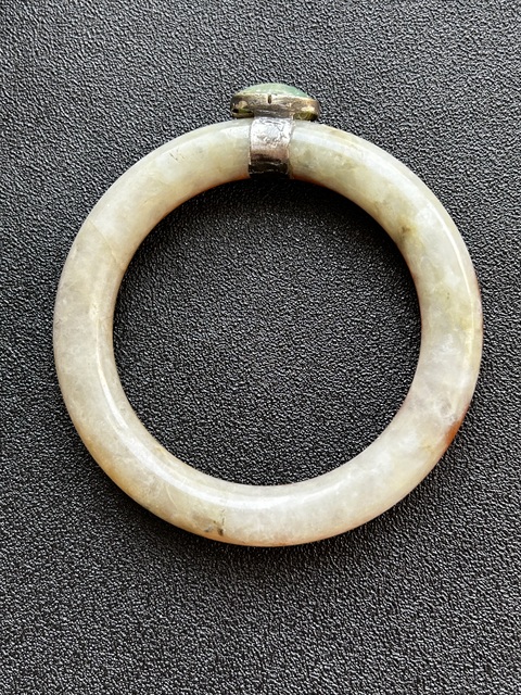 古玩玉器黃翡手鐲拍賣，當前價格6800元