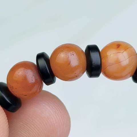 古玩玉器紅瑪瑙珠串拍賣,當前價格0元