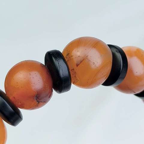 古玩玉器紅瑪瑙珠串拍賣,當前價格0元