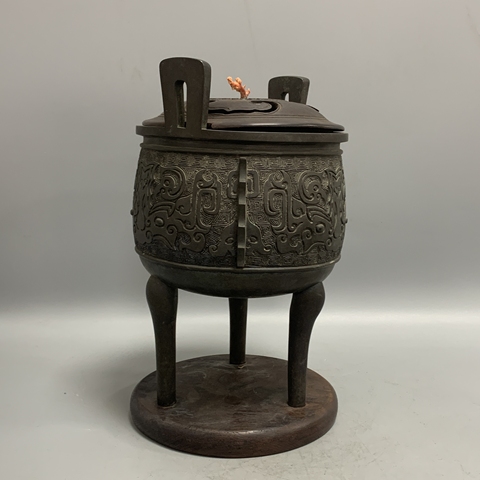 古玩銅器鼎熏爐拍賣,當(dāng)前價(jià)格16000元
