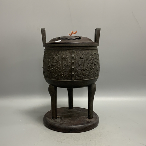 古玩銅器鼎熏爐拍賣,當(dāng)前價(jià)格16000元