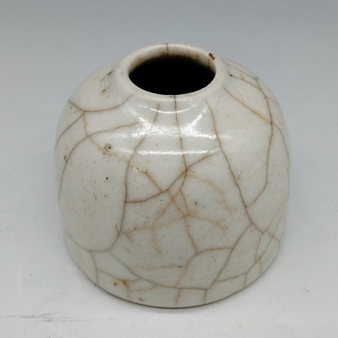 古玩陶瓷哥釉水盂拍賣,當前價格3500元