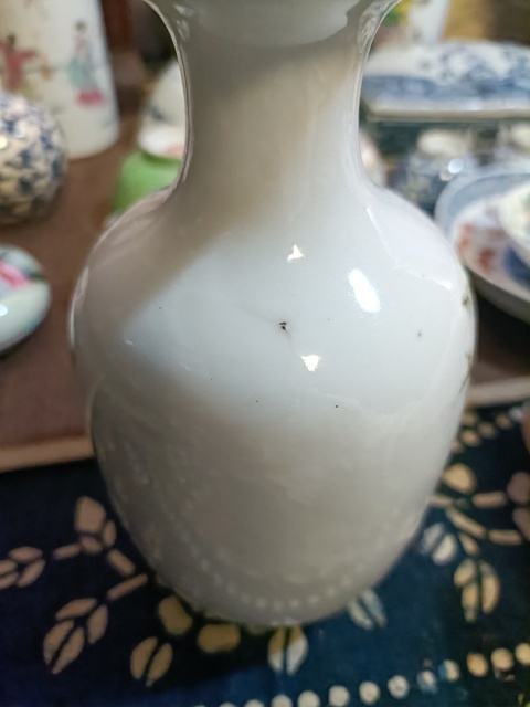古玩陶瓷民國粉彩人物故事紋盤口瓶拍賣,當前價格6888元