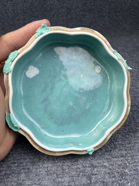 古玩陶瓷青花加彩龍紋大蓋盒拍賣,當前價格8588元