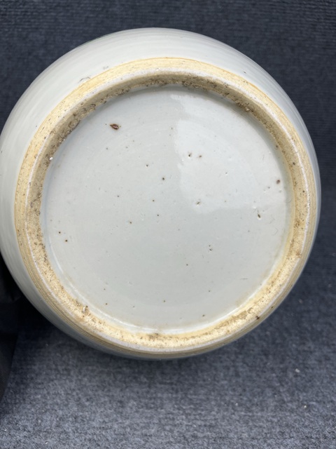 古玩陶瓷粉彩麒麟送子西瓜罐拍賣，當前價格4588元