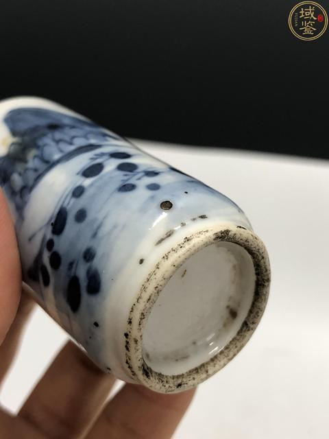 古玩陶瓷清晚·青花山水人物紋鼻煙壺拍賣，當(dāng)前價(jià)格2380元