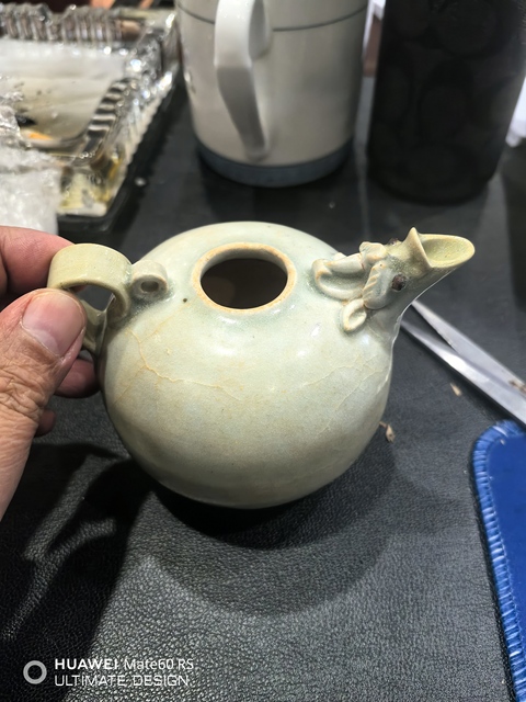 古玩陶瓷南宋湖田窯青白釉龍頭執(zhí)壺拍賣,當(dāng)前價(jià)格8000元