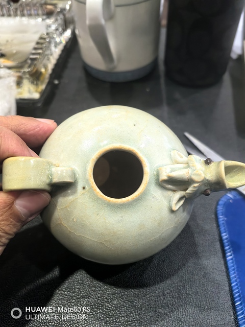 古玩陶瓷南宋湖田窯青白釉龍頭執(zhí)壺拍賣,當(dāng)前價(jià)格8000元