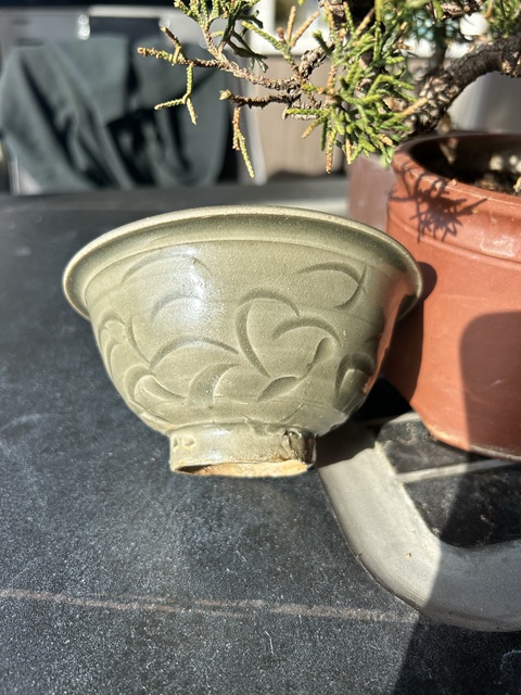 古玩陶瓷宋·青釉劃花紋碗拍賣,當前價格12000元