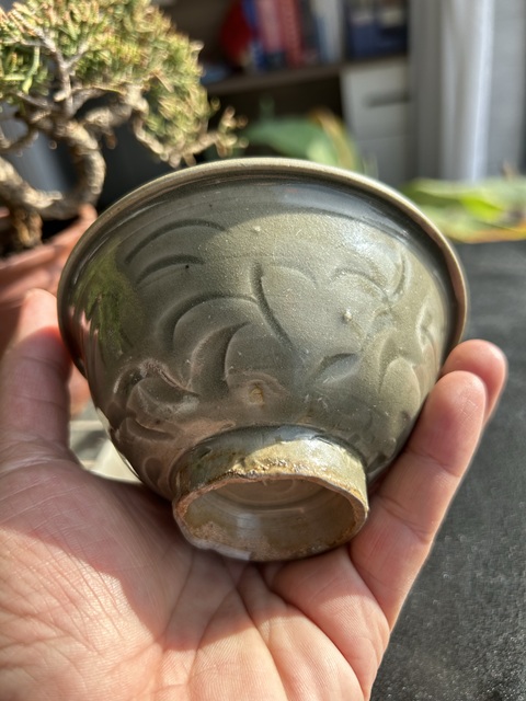 古玩陶瓷宋·青釉劃花紋碗拍賣,當前價格12000元