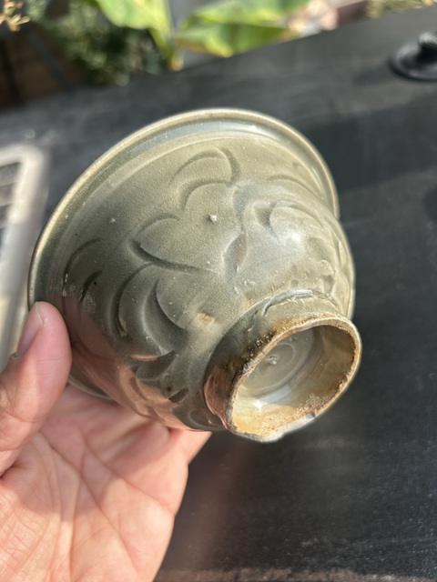 古玩陶瓷宋·青釉劃花紋碗拍賣,當前價格12000元