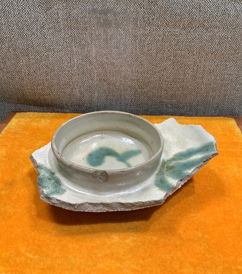 古玩陶瓷長沙窯盞托拍賣,當前價格0元