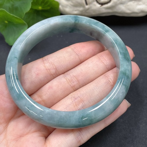 古玩玉器天然翡翠手鐲(帶鑒定證書)拍賣,當前價格1200元