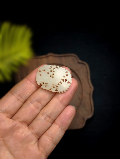 古玩玉器清代和田玉雕“蝴蝶佩”拍賣，當(dāng)前價(jià)格2800元