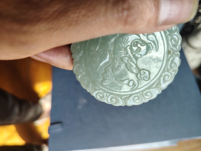古玩玉器和田玉雕“童子祝壽”牌拍賣,當前價格1200元